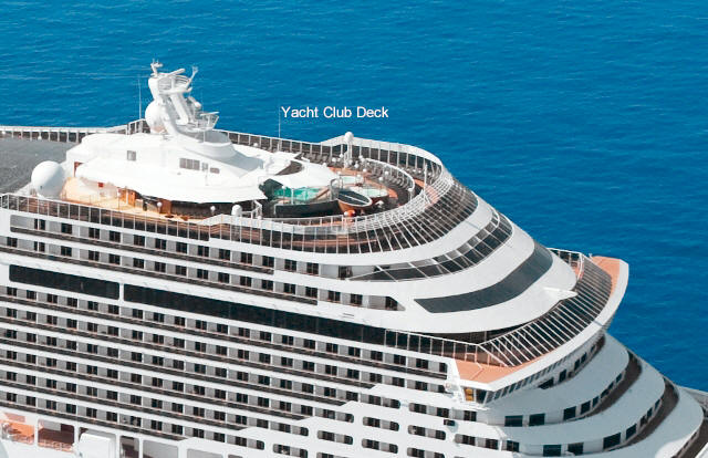 msc divina yacht club review