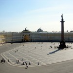 Russie - St Petersburg - bâtiment d'Etat Major